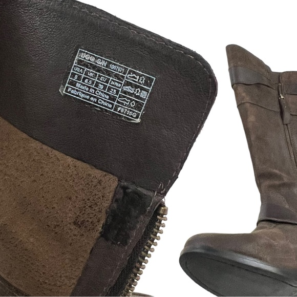 UGG Australia Dayle Riding BOOTS Zip 8 - Picture 5 of 11